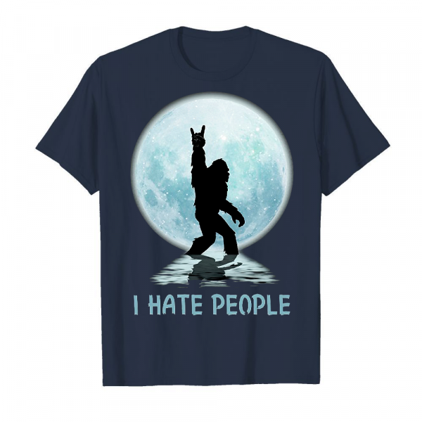 I Hate People Men's T-Shirt Navy