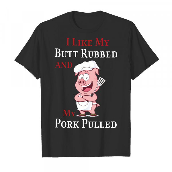 I Like My Pork Pulled Men's T-Shirt Black