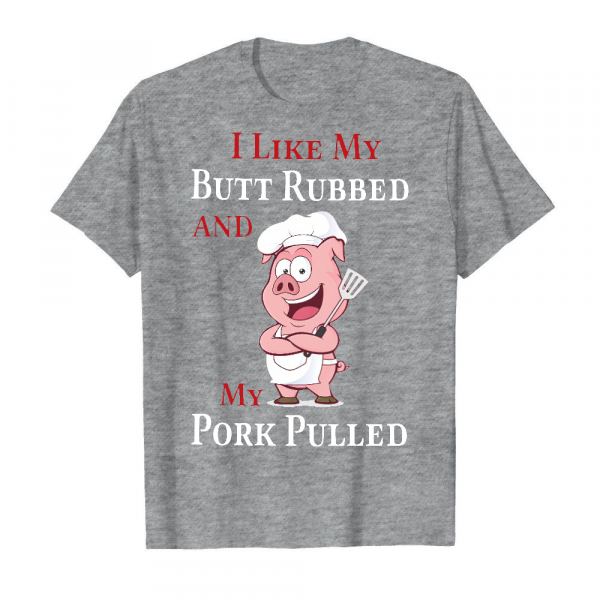 I Like My Pork Pulled Men's T-Shirt Sport Grey