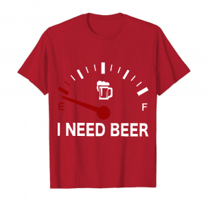 I Need Beer Men's T-Shirt Cardinal