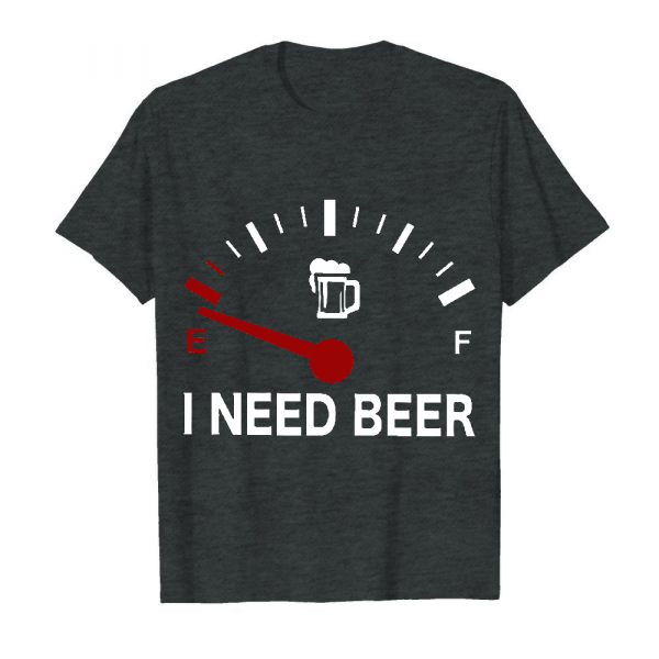 I Need Beer Men's T-Shirt Dark Heather