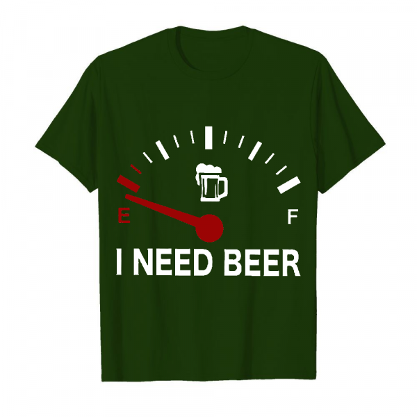 I Need Beer Men's T-Shirt Deep Forest