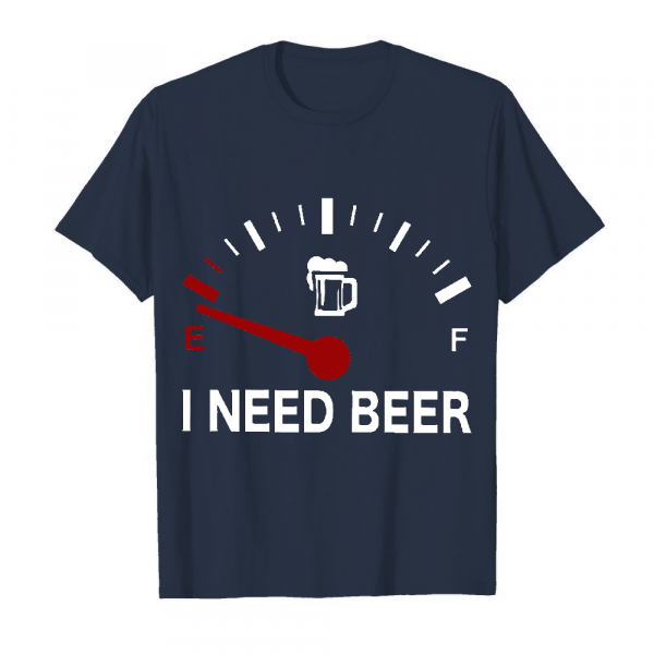 I Need Beer Men's T-Shirt Navy