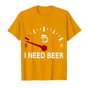 I Need Beer Men's T-Shirt Orange