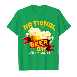 National Beer Day Men's T-Shirt Kelly Green