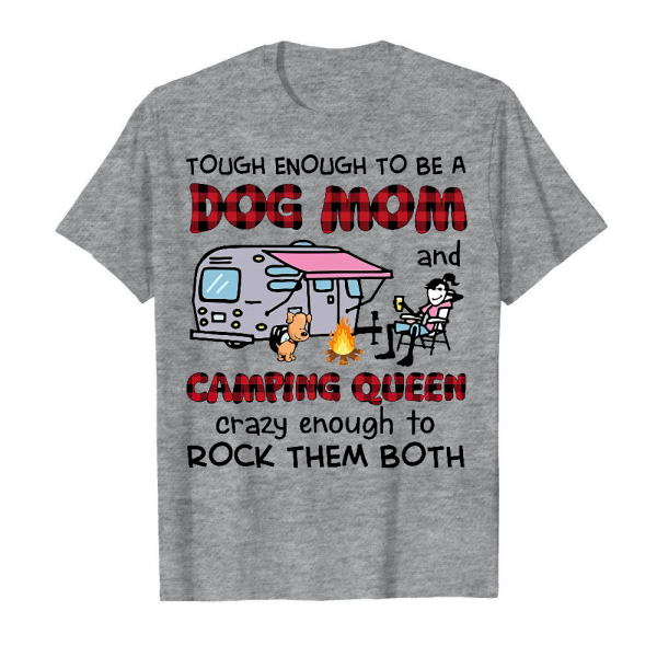 Tough Enough To Be A Dog Mom Men's T-Shirt Sport Grey